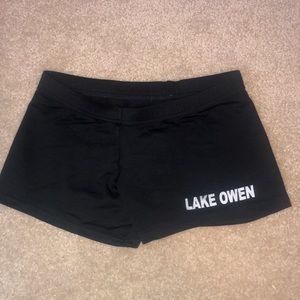 Black Motionwear Gymnastics Shorts